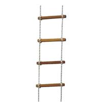 Escada De Corda Degrau Madeira 2,40M Escada De Corda Degrau Madeira 2,40M