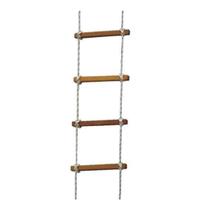 Escada De Corda Degrau Madeira 4,80M Escada De Corda Degrau Madeira 4,80M