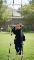 Escada de Corda Infantil Madeira
