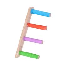 Escada De Escalada De Madeira Para Pássaros, Brinquedo Interativo De Exercício Para Papagaios Com