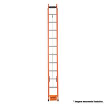 Escada de Fibra de Vidro 15 Degraus Extensível 3,0 x 4,8 Metros EAFD-15 SÍNTESE