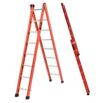 Escada de Fibra de Vidro 7 Degraus Extensível e Tesoura 2,2 x 3,74 Metros ETAF-7X11 SÍNTESE