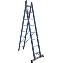 Escada de fibra de vidro 8 / 14 degraus 2,50 x 4,40 m modelo multiuso - TEAFP Escada de fibra de vidro 8 / 14 degraus 2,50 x 4,40 m modelo multiuso - TEAFP