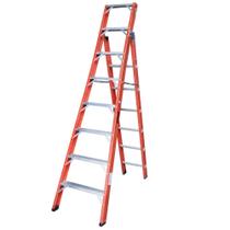 Escada de fibra de vidro 8 x 13 degraus 2,40 x 4,15 m modelo multiuso - FMU-8/13 - Rotterman