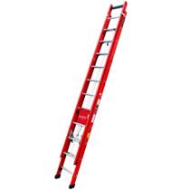 Escada de fibra de vidro extensível 3,00 x 4,80 m 18 degraus - EFR9927