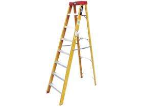 Escada de Fibra Tesoura Prática 7 Degraus BTF EFP9902 - botafogo