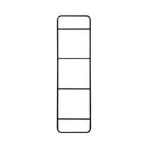 Escada Decorativa Manu Preta 150X40Cm