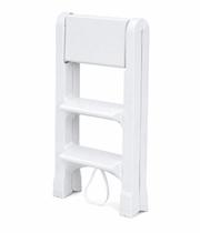 Escada Dobrável 3 Degraus Banqueta Plástica Resistente Até 100kg Compacta Multiuso Doméstica Escada Dobrável 3 Degraus Banqueta Plástica Resistente Até 100kg Compacta Multiuso Doméstica