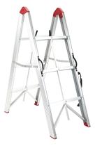 Escada Dobrável compacta Alumínio 3 Degraus