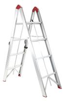 Escada Dobrável compacta Alumínio 4 Degraus