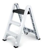 Escada Dobrável De Plástico 3 Degraus Aguenta 100kg Banqueta Escada Dobrável De Plástico 3 Degraus Aguenta 100kg Banqueta