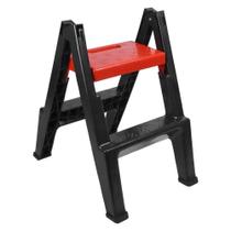 Escada Dobrável VKCAR03 2 Degraus Plástico Reforçado 150kg Vinik Escada Dobrável VKCAR03 2 Degraus Plástico Reforçado 150kg Vinik