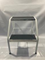 Escada Dois Degraus Cinta Inox Pintura Epóxi Escada Dois Degraus Cinta Inox Pintura Epóxi
