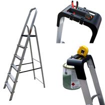 Escada Doméstica 6 Degraus em Alumínio Botafogo PRO ESC0026