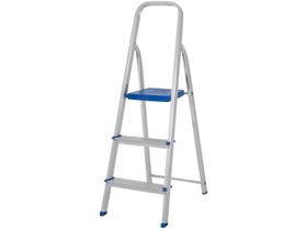 Escada Doméstica de Alumínio 3 Degraus MOR