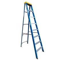 Escada em Fibra Tesoura 7 Degraus 2,40m com Patamar Premium WBertolo