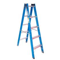 Escada em Fibra Tesoura Dupla 5 Degraus 1,50m Premium WBertolo