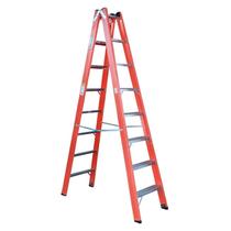Escada em Fibra Tesoura Dupla 8 Degraus 2,40m WBertolo