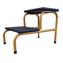 Escada Escadinha 2 Degraus Maca e Depilação Estética Cor Dourada Medcombo Escada Escadinha 2 Degraus Maca e Depilação Estética Cor Dourada Medcombo