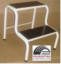 Escada Escadinha 2 Degraus para maca e depilação com piso Antiderrapante - Argos Prudentina