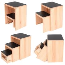 Escada Escadinha 3 Degraus Maca Estética Hospitalar 150 Kg