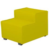 Escada Estofada 2 degraus para Cachorro Gato e Maca de Estetica Suede