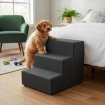 Escada Estofada para Pets com 3 degraus