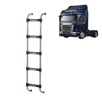 Escada Estribo Traseiro da Scania 5 Degrau 1650mm Cromada Escada Estribo Traseiro da Scania 5 Degrau 1650mm Cromada