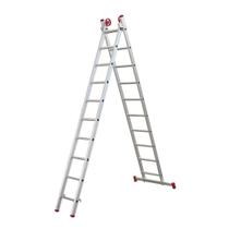 Escada Extensiva Botafogo em Alumínio 10 x 2 Degraus