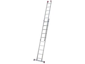 Escada Extensiva de Alumínio 10 x 2 Degraus 2,97 x 5,0 Metros ESC0619 BOTAFOGO