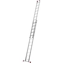 Escada Extensiva de Alumínio, 2 x 12 Degraus, 3 em 1, Esc0621, Botafogo