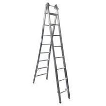 Escada Extensiva De Alumínio Com 8 Degraus Ex08 - Real Escada