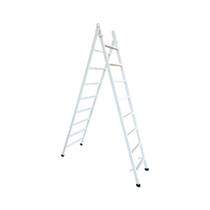 Escada Extensiva em Aço 08x14 Degraus Branco Escada Extensiva em Aço 08x14 Degraus Branco