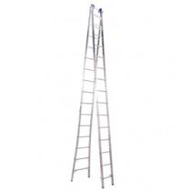 Escada Extensível Aluminio 15 Degraus Profissional - Real Escadas Escada Extensível Aluminio 15 Degraus Profissional - Real Escadas