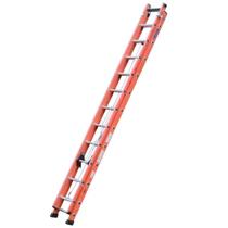 Escada Extensível Vazada Laranja 6M com 19 Degraus Tipo D Suporta 120kg Cogumelo