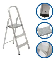 Escada Maestro 03 Degraus De Alumínio Escada Maestro 03 Degraus De Alumínio