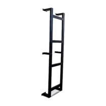 Escada Marinheiro em Alumínio 120 cm x 32 cm com 4 Degraus Kazan Preto Escada Marinheiro em Alumínio 120 cm x 32 cm com 4 Degraus Kazan Preto