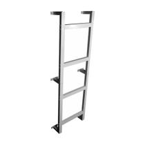 Escada Marinheiro em Alumínio 120 cm x 40 cm com 4 Degraus Kazan Alumínio Escada Marinheiro em Alumínio 120 cm x 40 cm com 4 Degraus Kazan Alumínio