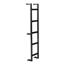 Escada Marinheiro em Alumínio 150 cm x 40 cm com 5 Degraus Kazan Preto