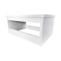 Escada MDF 1 Degrau - Branco Escada MDF 1 Degrau - Branco