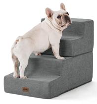 Escada para Cachorro MADE 4 PETS - Espuma 35D para Cama Alta e Sofá - Cinza Escada para Cachorro MADE 4 PETS - Espuma 35D para Cama Alta e Sofá - Cinza