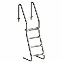 Escada Para Piscina 4 Degraus Inox 1 1/2 Polegadas SODRAMAR