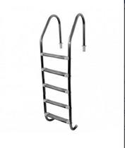 Escada Para Piscina 5 Degraus em Aço Inox Stylus Completa Escada Para Piscina 5 Degraus em Aço Inox Stylus Completa