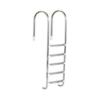 Escada para Piscina em Aço Inox 5 Degraus Anatômicos Marinheiro 1 1/2" em Inox - Sodramar Escada para Piscina em Aço Inox 5 Degraus Anatômicos Marinheiro 1 1/2" em Inox - Sodramar