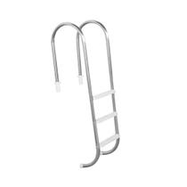 Escada para Piscina Marinheiro 1 1/2" em Aço Inox 3 Degraus Anatômicos em ABS - Sodramar Escada para Piscina Marinheiro 1 1/2" em Aço Inox 3 Degraus Anatômicos em ABS - Sodramar