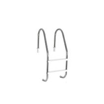 Escada para Piscina Tradicional 1 1/2" em Aço Inox 2 Degraus Anatômicos em ABS - Sodramar Escada para Piscina Tradicional 1 1/2" em Aço Inox 2 Degraus Anatômicos em ABS - Sodramar