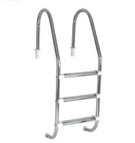 Escada para Piscina Tradicional 1 1/2" em Aço Inox 3 Degraus Anatômicos em Inox - Sodramar Escada para Piscina Tradicional 1 1/2" em Aço Inox 3 Degraus Anatômicos em Inox - Sodramar