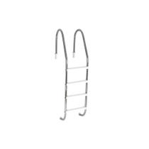 Escada para Piscina Tradicional 1 1/2" em Aço Inox 4 Degraus Anatômicos em ABS - Sodramar