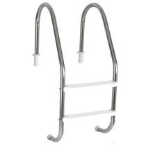 Escada para Piscina Tradicional 2" em Aço Inox 2 Degraus Anatômicos em ABS - Sodramar Escada para Piscina Tradicional 2" em Aço Inox 2 Degraus Anatômicos em ABS - Sodramar