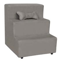 Escada Pet 3 Degraus para Cães Pequenos e Gatos - Conforto e Acesso